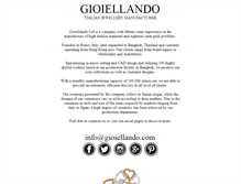 Tablet Screenshot of gioiellando.com